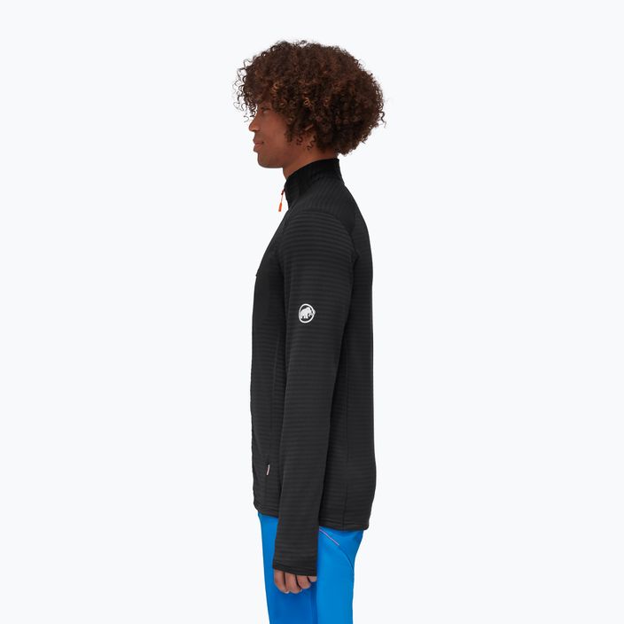 Mammut Taiss Light ML vyriškas trekingo džemperis juodas 3