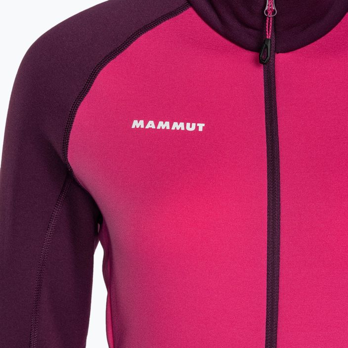 Mammut Aconcagua ML moteriškas džemperis, skirtas žygiams, rožinės ir violetinės spalvos 3