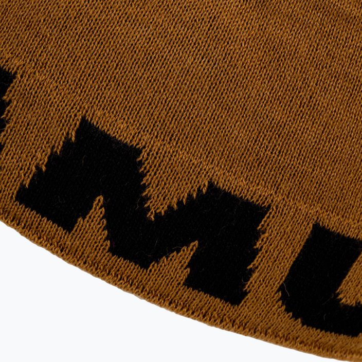 Mammut Logo rudai juoda žieminė kepurė 1191-04891-7507-1 3