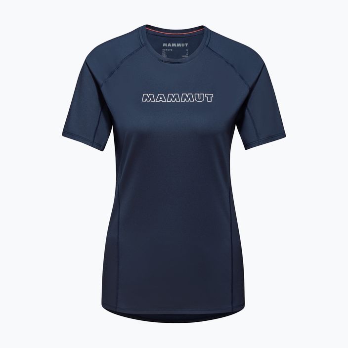 Mammut Selun FL Logo moteriški marškinėliai su logotipu tamsiai mėlyni 1017-05060-5118-114 4