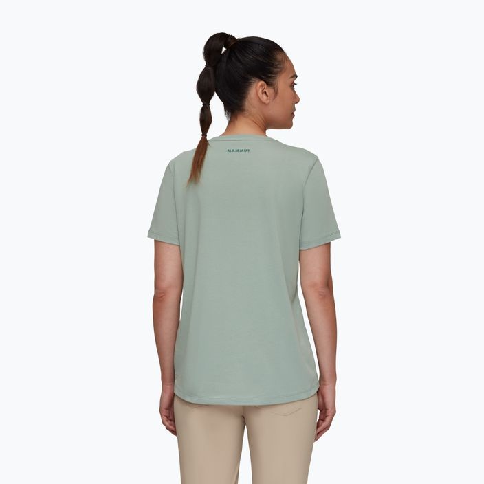 Mammut Core Emblem moteriški trekingo marškinėliai žali 1017-04082 2