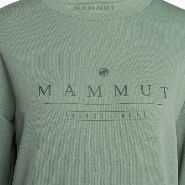 Mammut moteriškas džemperis Core ML Crew Neck Logo green 1014-04070-4100-114 6