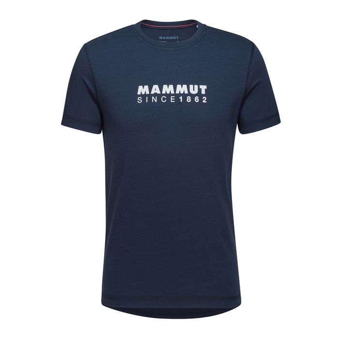 Vyriški marškinėliai Mammut Core Logo marine 2