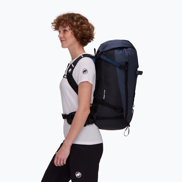 Moteriška laipiojimo kuprinė Mammut Trion 38 l marine/black 7