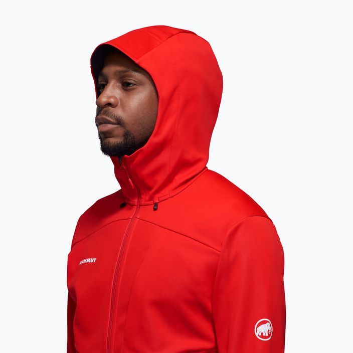 Vyriška softshell striukė Mammut Ultimate VII SO mammut red 4