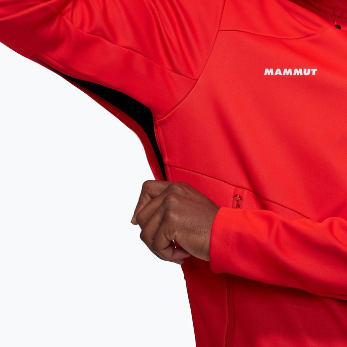 Vyriška softshell striukė Mammut Ultimate VII SO mammut red 5