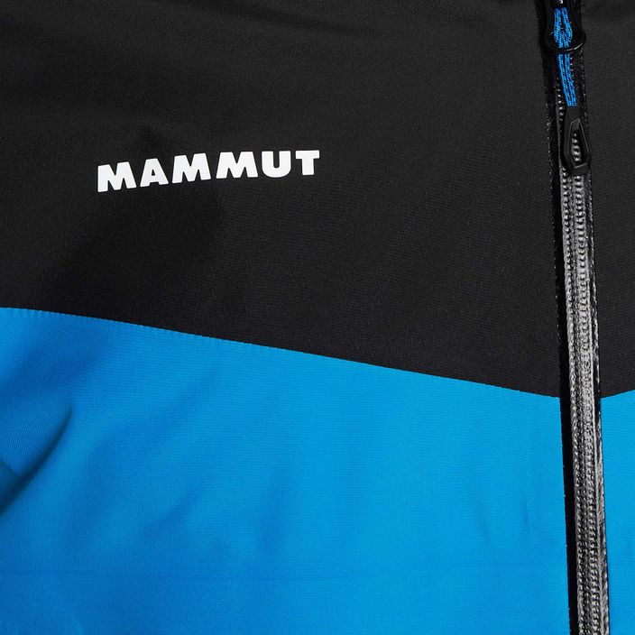 Vyriška striukė nuo lietaus Mammut Convey Tour HS glacier blue/black 3