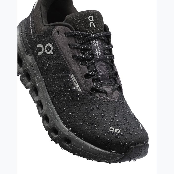 Vyriški bėgimo bateliai On Running Cloudrunner 2 Waterproof magnet/black 14