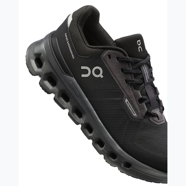 Vyriški bėgimo bateliai On Running Cloudrunner 2 Waterproof magnet/black 15