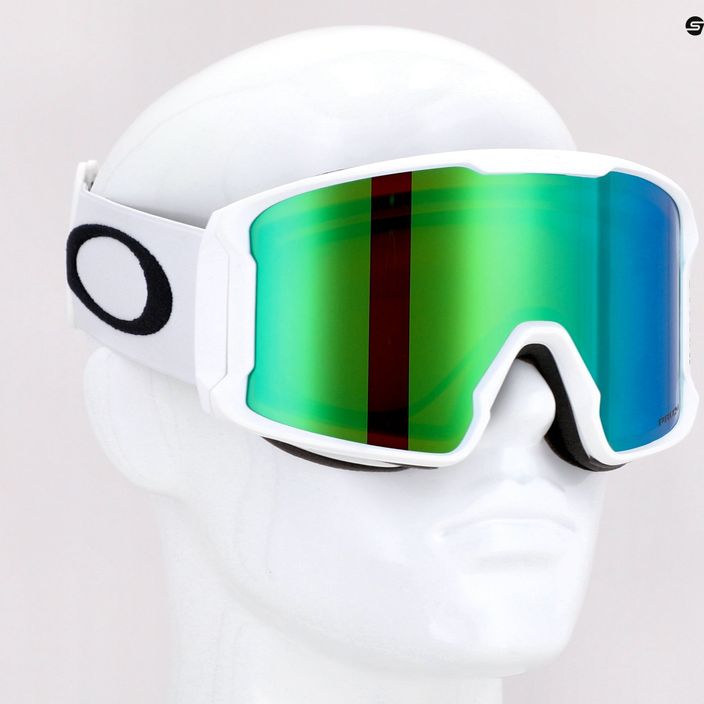 Oakley Line Miner matiniai balti/prizm snow jade iridium slidinėjimo akiniai OO7070-14 10