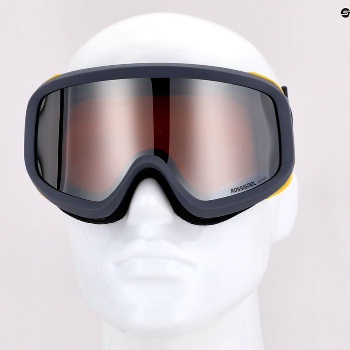 Rossignol Ace HP pilki/gelsvi slidinėjimo akiniai 12