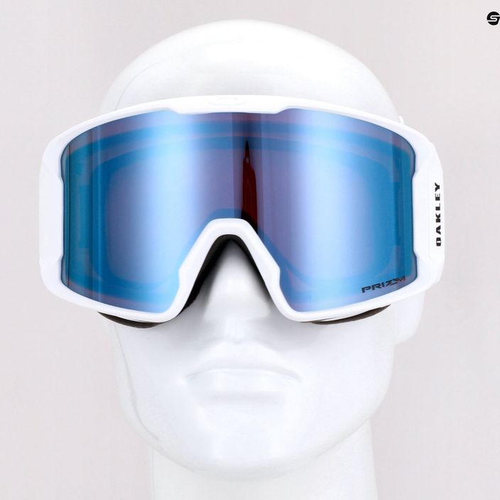Oakley Line Miner matiniai balti/prizm snow sapphire iridium slidinėjimo akiniai OO707070-73 6