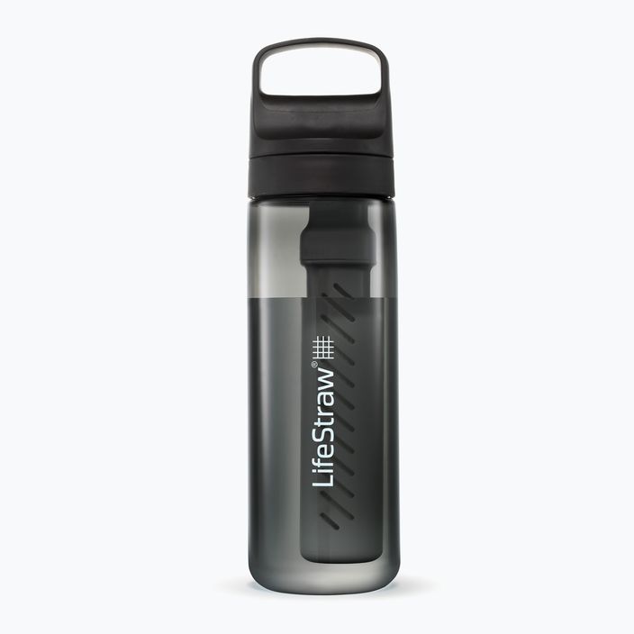 "Lifestraw Go 2.0" kelioninis buteliukas su filtru 650 ml, juodas