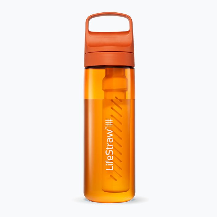 "Lifestraw Go 2.0" kelioninis buteliukas su filtru 650 ml kyoto orange