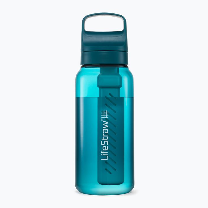 "Lifestraw Go 2.0" kelioninis buteliukas su filtru 1 l lagoon teal