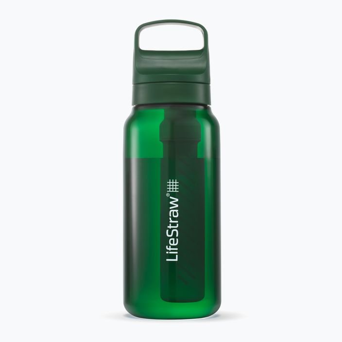 "Lifestraw Go 2.0" kelioninis buteliukas su filtru 1 l, žalias, terasinis