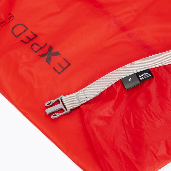 Exped Fold Drybag UL 8L raudonas EXP-UL neperšlampamas krepšys 3