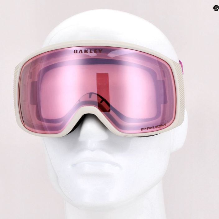 Oakley Flight Tracker matiniai ultravioletiniai/prizm snow hi pink iridium slidinėjimo akiniai OO7105-47 5