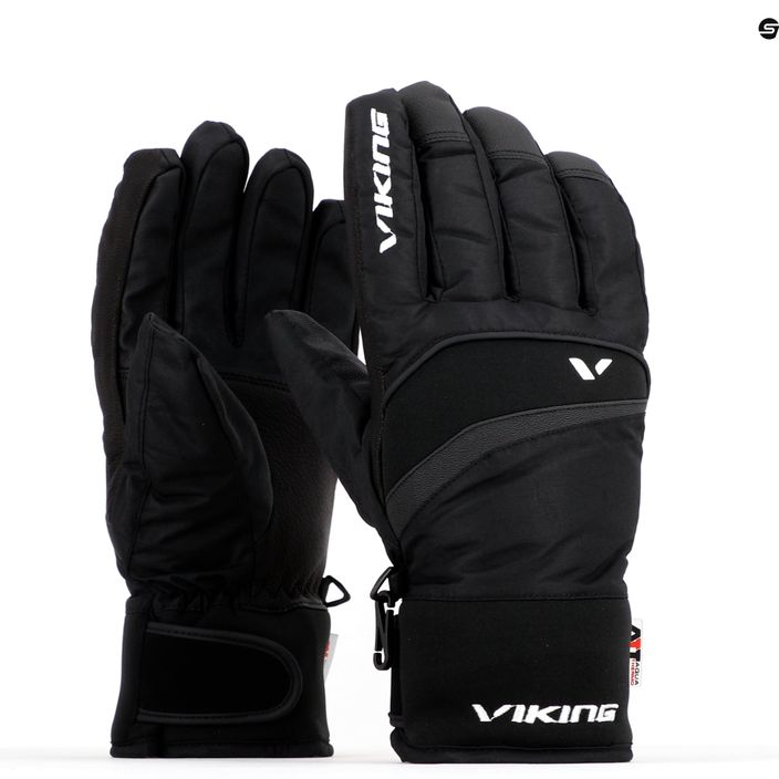Vyriškos slidinėjimo pirštinės Viking Piedmont Black 110/21/4228 9