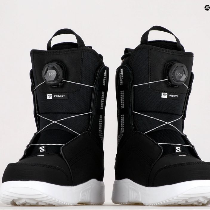Vaikiški snieglenčių batai Salomon Project Boa black L41681700 11
