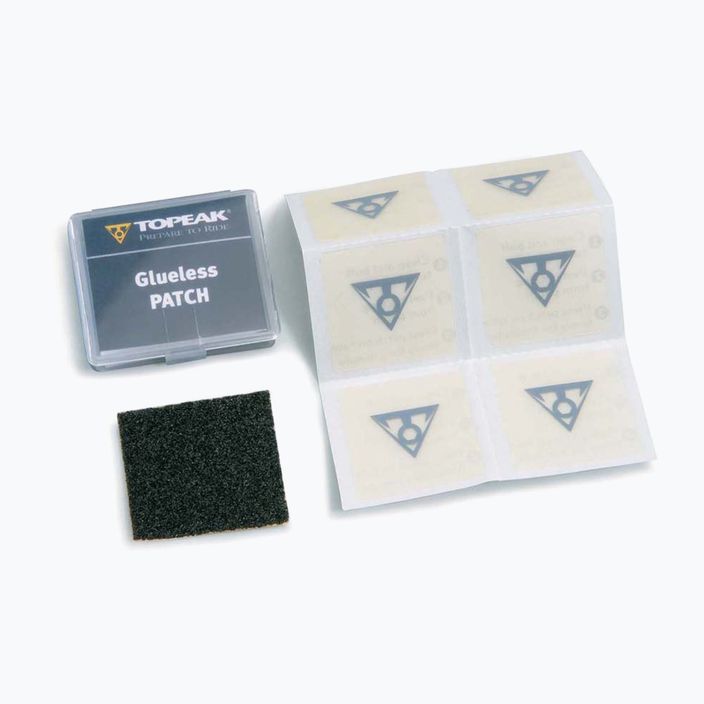 Topeak Flypaper Glueless Patch Kit juodos spalvos T-TGP01