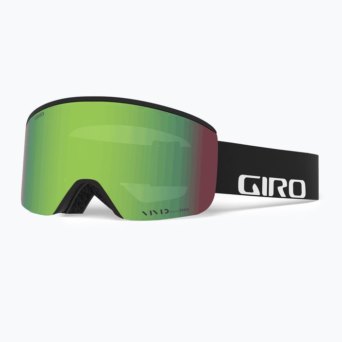 Slidinėjimo akiniai Giro Axis black wordmark/emerald/infrared 6