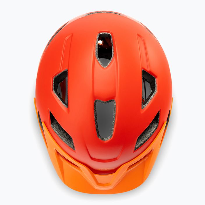 Bell Sidetrack Jr matinis raudonas/oranžinis vaikiškas dviratininko šalmas 6