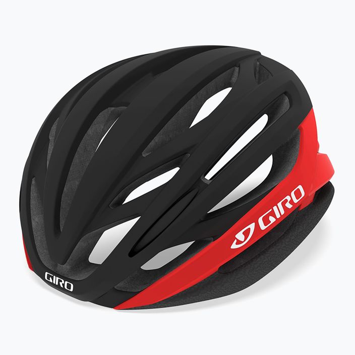 Dviračio šalmas Giro Syntax Integrated MIPS matte black/bright red