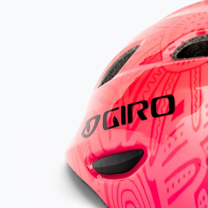 Vaikiškas dviratininko šalmas Giro Scamp rožinės spalvos GR-7100496 7