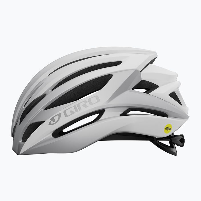 Dviračio šalmas Giro Syntax Integrated MIPS matte white/silver 2