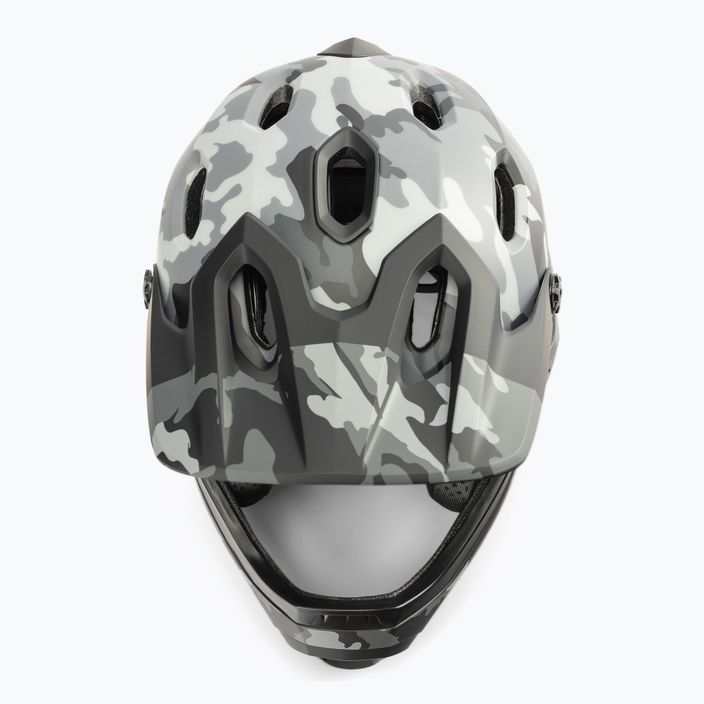 Bell FF Super DH MIPS Spherical matinis blizgus juodas kamufliažinis dviračių šalmas 6