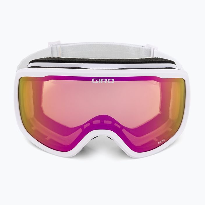 Moteriški slidinėjimo akiniai Giro Moxie white core light/amber pink/yellow 3