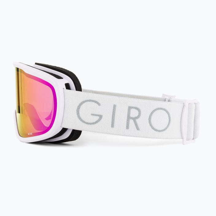 Moteriški slidinėjimo akiniai Giro Moxie white core light/amber pink/yellow 5