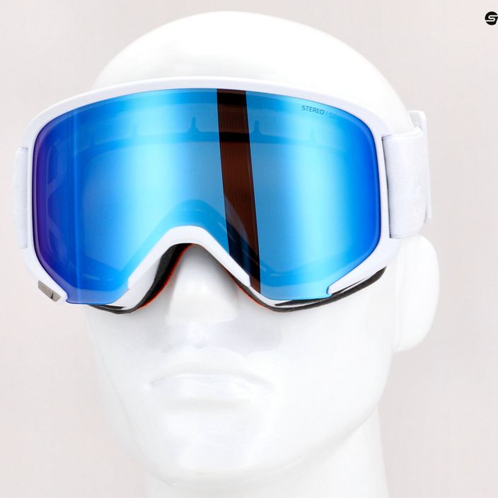 Atomic Savor Stereo slidinėjimo akiniai balti/mėlyni stereo 9