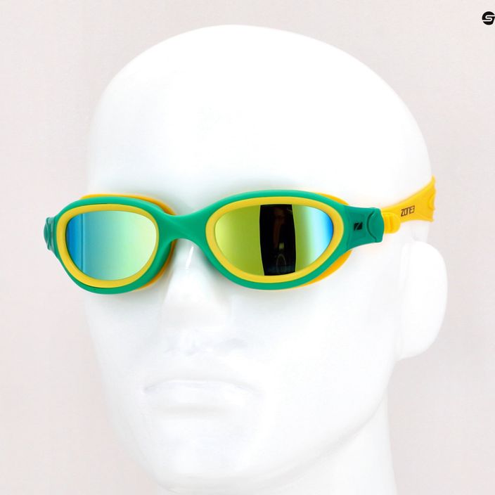 ZONE3 Venator-X Plaukimo akiniai žalia/geltona SA21GOGVE115 7