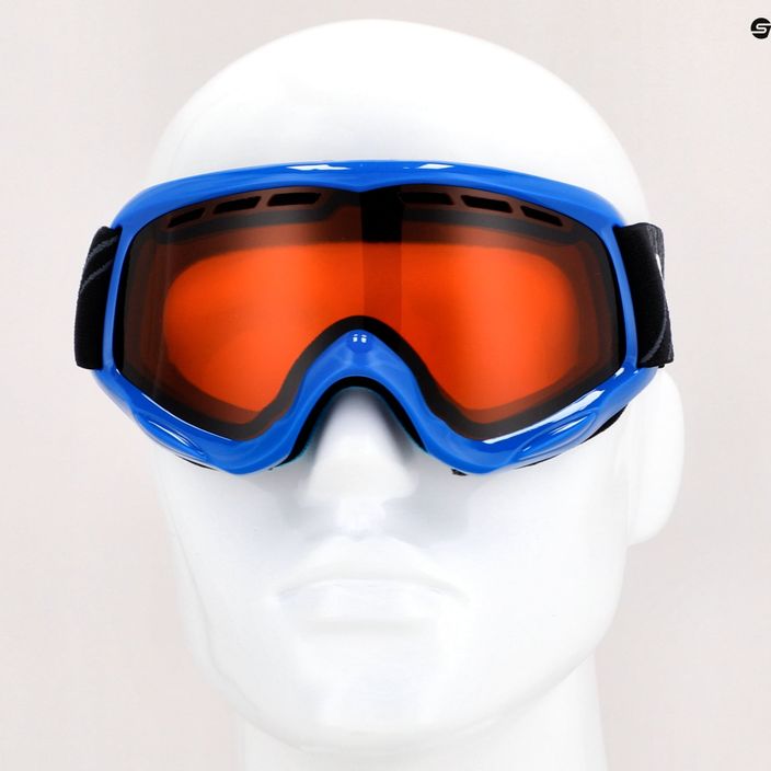 Salomon Juke Access blue/standartinis tonic orange vaikiški slidinėjimo akiniai L40848200 11