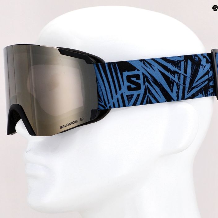 Salomon S/View slidinėjimo akiniai juoda/žibalinė L47003300 11