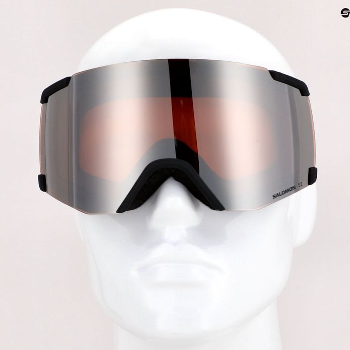 Salomon S/View slidinėjimo akiniai juoda/žybsinti toninė oranžinė L47006500 11