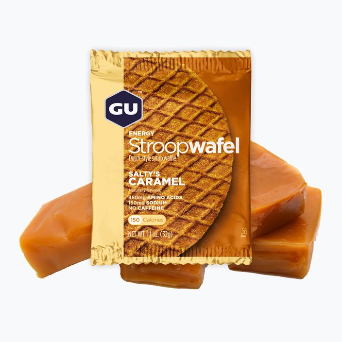 Užkandis GU Energy Stroopwaffle 32 g salty’s caramel 2