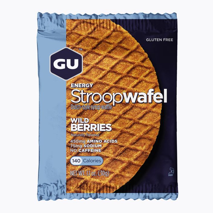 Užkandis GU Energy Stroopwaffle 32 g wild berry gluten free