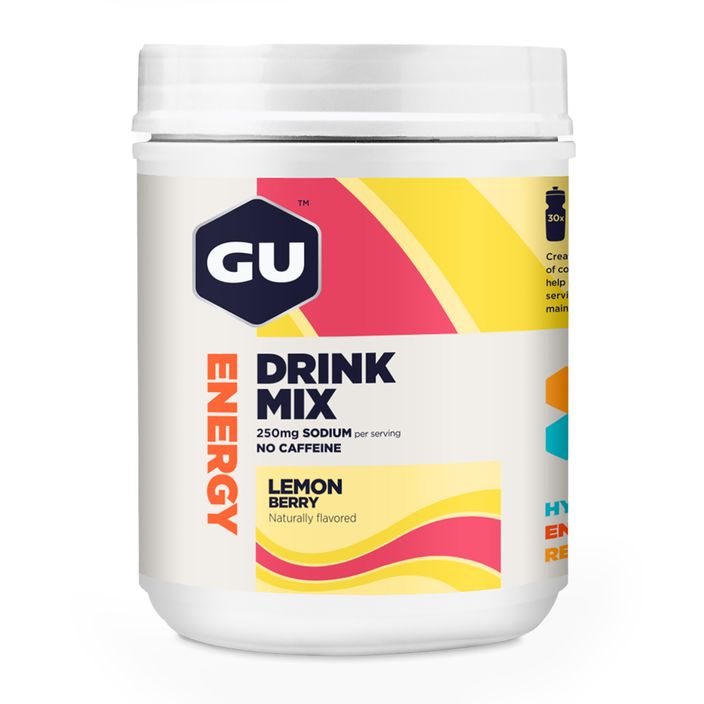 Energetinis gėrimas GU Energy Drink Mix 840 g lemon/berry 2