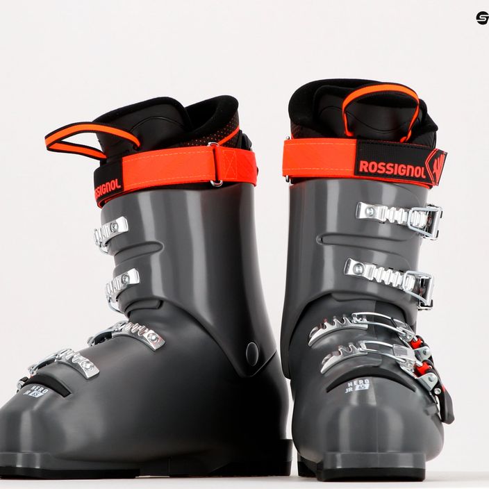 Rossignol Hero 65 meteor grey vaikiški slidinėjimo batai 16