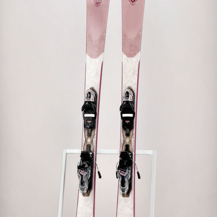Moteriškos kalnų slidės Rossignol Experience 76 + XP10 rožinė/balta 14