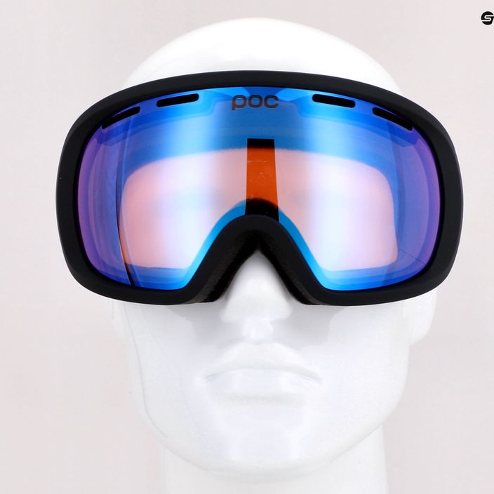 POC Fovea Clarity Fotochrominiai urano juodos/šviesiai rožinės/skaidriai mėlynos spalvos slidinėjimo akiniai 11