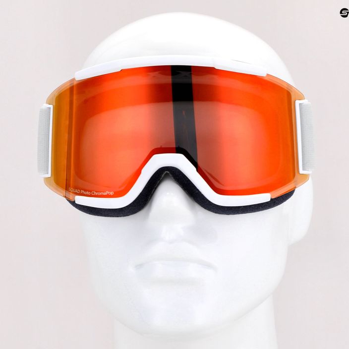 Smith Squad white vapor/chromapop fotochrominiai slidinėjimo akiniai M00668 8