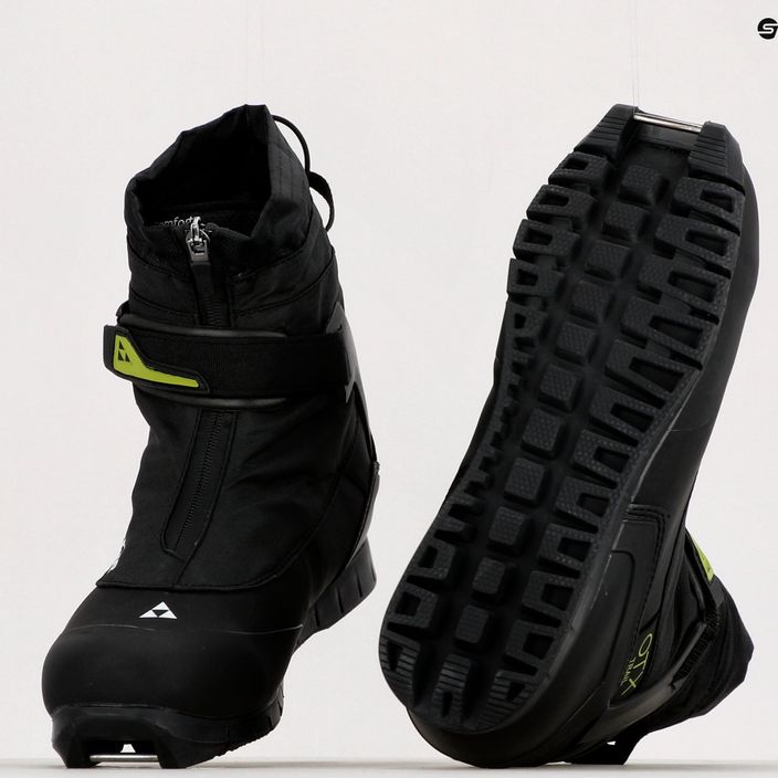 Fischer OTX Trail bėgimo slidėmis batai juodi/gelsvi 18