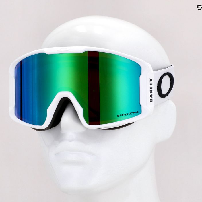 Oakley Line Miner matiniai balti/prizm snow jade iridium slidinėjimo akiniai OO7093-08 5