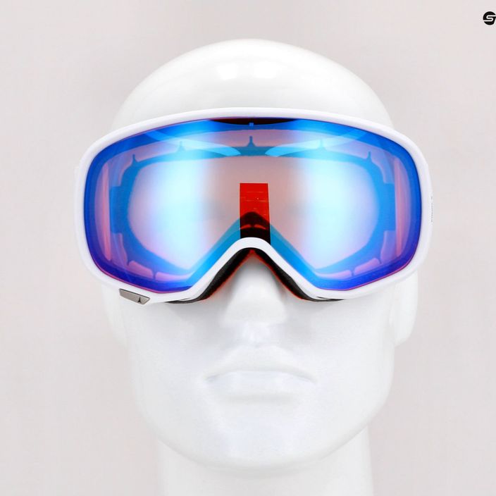 Atomic Count S Photo slidinėjimo akiniai balti/mėlyni nuotr. 6