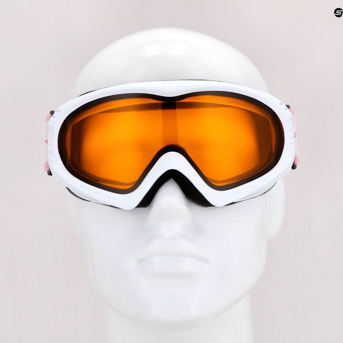 UVEX slidinėjimo akiniai Cevron white pink/lasergold lite clear 55/0/036/16 7