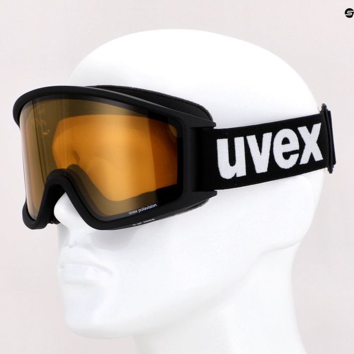 UVEX slidinėjimo akiniai G.gl 3000 P black mat/polavision brown clear 55/1/334/20 7